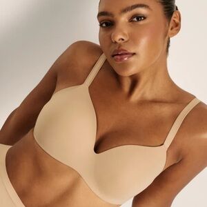 Knix NWTS Wing Woman Contour Bra Warm Sand Wireless, size 8